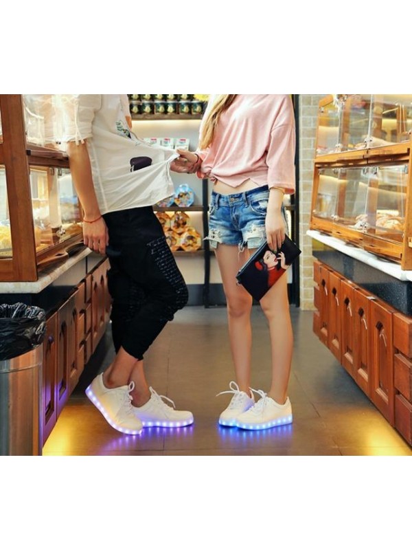 7 Colors LED  Luminious Men and Women Lighting Shoes